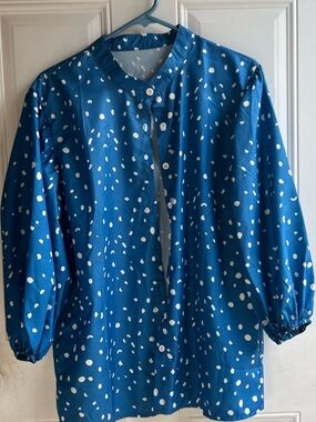 Blue Polka Dot Women's Jacket